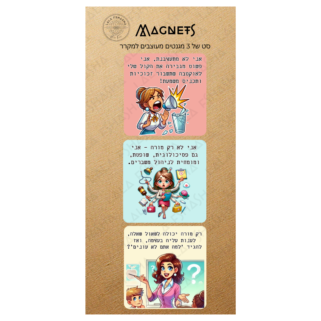 Set of 3 Magnets – Teachers