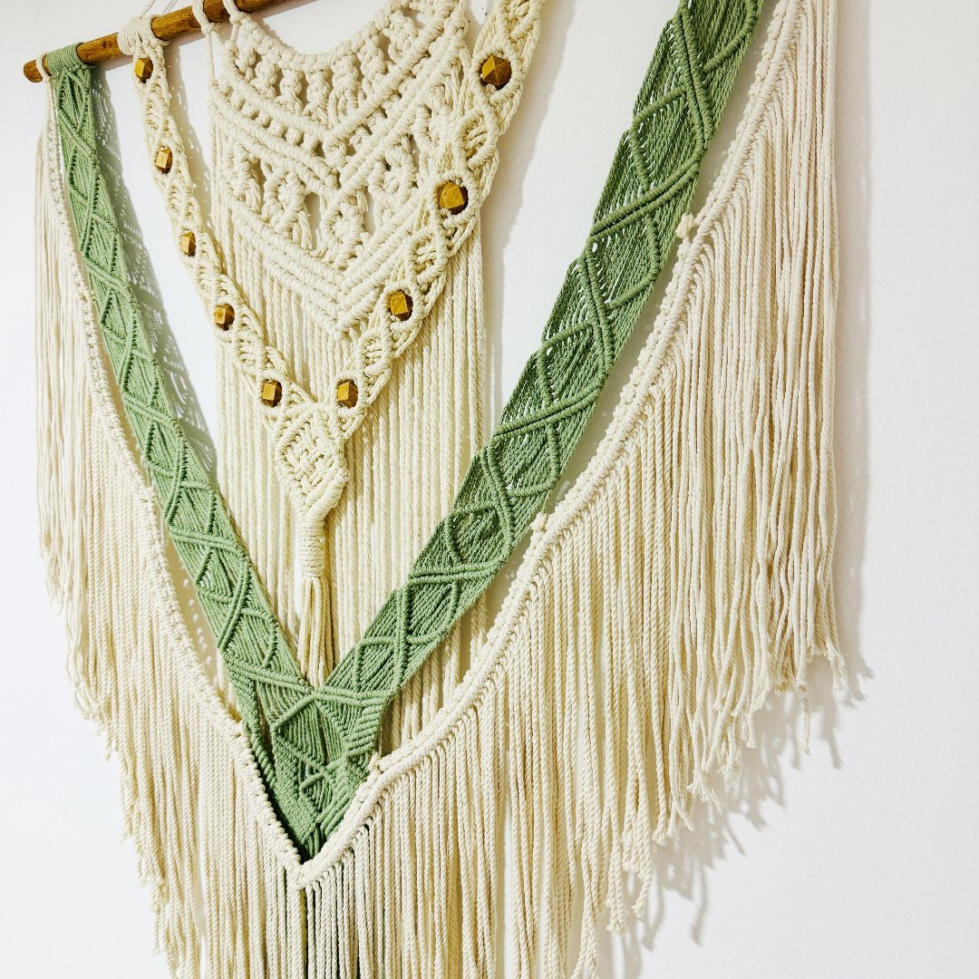 "Forest Grace" - Large Artistic Macrame Wall Hanging