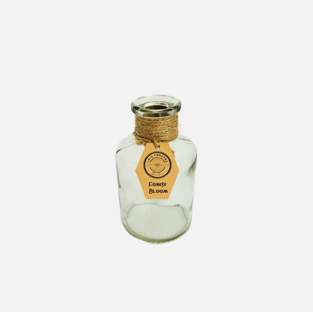 Dried flowers in a Tamar bottle