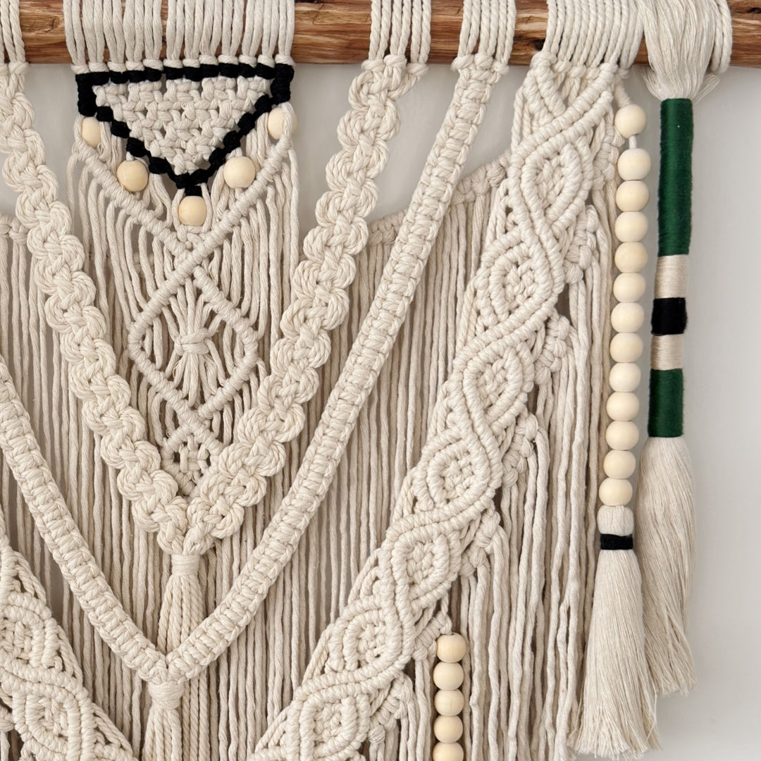 מקרמה לקיר Liliana macrame wall zoom in